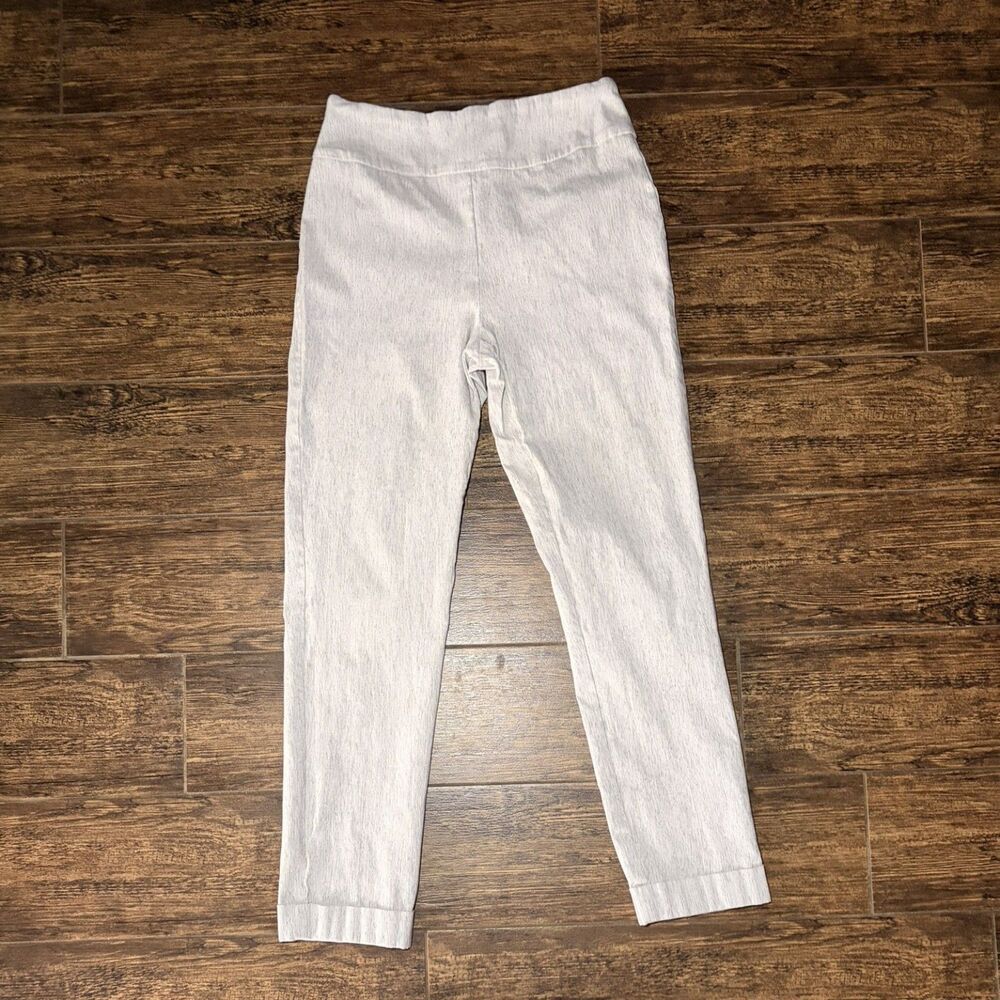 Tribal Heather Grey Cropped Pull-On Pants - 6